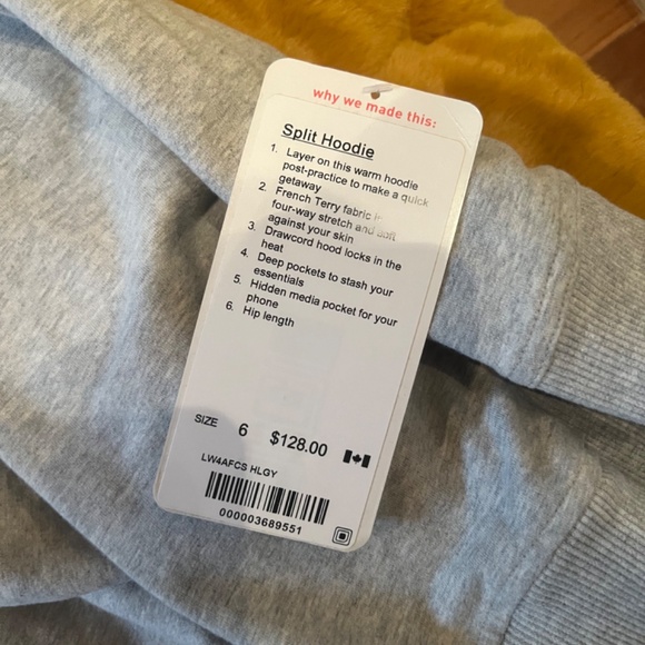 Lululemon Split Hoodie - Picture 3 of 3